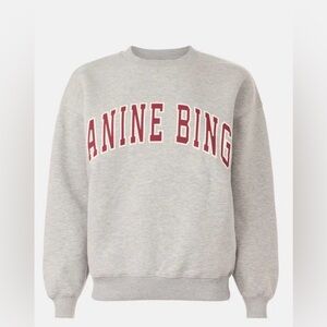 Anine Bing - Spencer Sweatshirt Anine Bing Small Heather Grey
